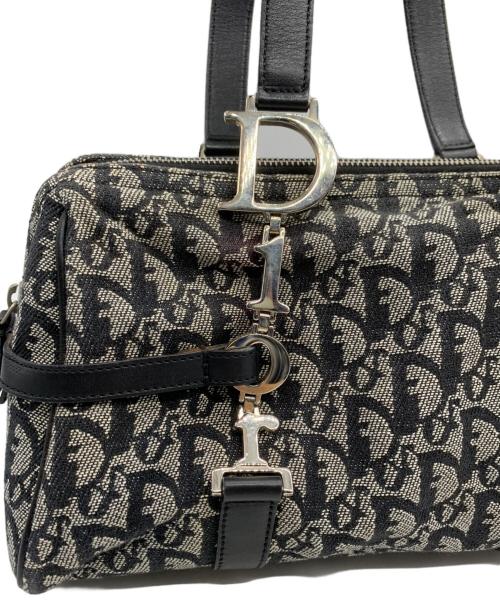 Christian Dior（クリスチャン ディオール）Christian Dior (クリスチャン ディオール) ミニボストンバッグ　トロッター ブラック×ホワイトの古着・服飾アイテム