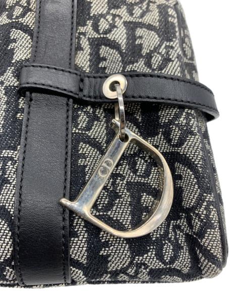Christian Dior（クリスチャン ディオール）Christian Dior (クリスチャン ディオール) ミニボストンバッグ　トロッター ブラック×ホワイトの古着・服飾アイテム