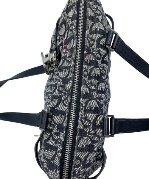 Christian Dior（クリスチャン ディオール）Christian Dior (クリスチャン ディオール) ミニボストンバッグ　トロッター ブラック×ホワイトの古着・服飾アイテム