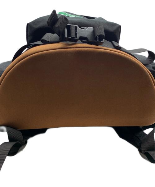 OUTDOOR PRODUCTS（アウトドア プロダクツ）OUTDOOR PRODUCTS (アウトドア プロダクツ) デラックスアイビーズパック ブラック×ブラウンの古着・服飾アイテム