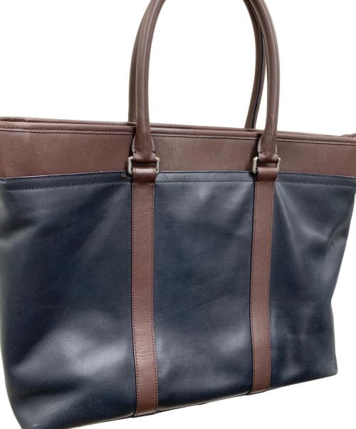 COACH（コーチ）COACH (コーチ) トートバッグ ブラック×ブラウンの古着・服飾アイテム