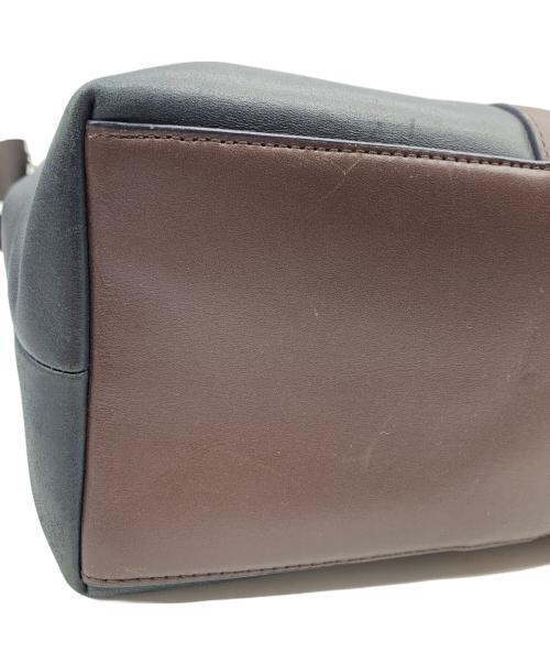 COACH（コーチ）COACH (コーチ) トートバッグ ブラック×ブラウンの古着・服飾アイテム