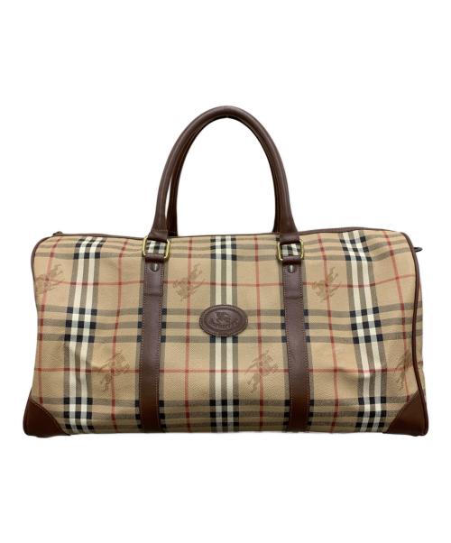 Burberry's（バーバリーズ）Burberry's (バーバリーズ) ボストンバッグ ベージュの古着・服飾アイテム