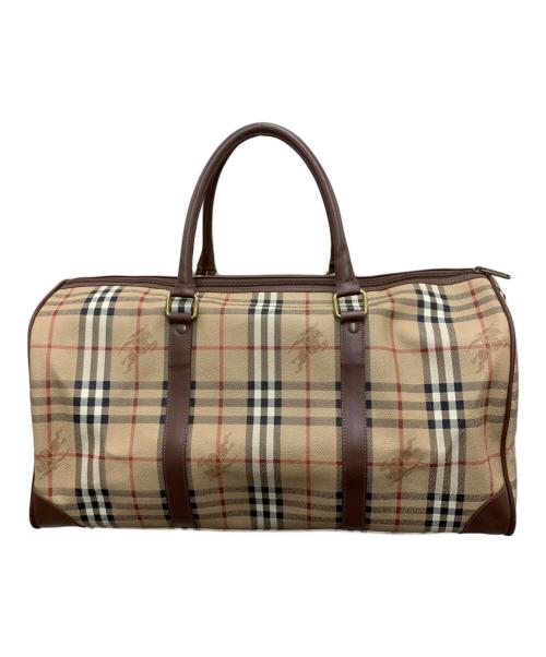 Burberry's（バーバリーズ）Burberry's (バーバリーズ) ボストンバッグ ベージュの古着・服飾アイテム