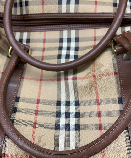 Burberry's（バーバリーズ）Burberry's (バーバリーズ) ボストンバッグ ベージュの古着・服飾アイテム