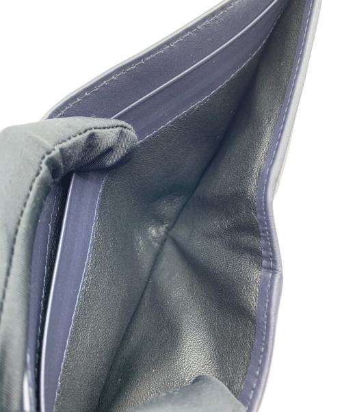 BOTTEGA VENETA（ボッテガベネタ）BOTTEGA VENETA (ボッテガベネタ) 2つ折り財布 ネイビーの古着・服飾アイテム