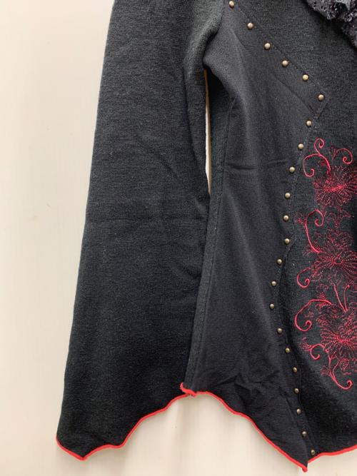 OZZ ANGELO（オッズアンジェロ）OZZ ANGELO (オッズアンジェロ) 薄手ニット ブラック サイズ:不明の古着・服飾アイテム