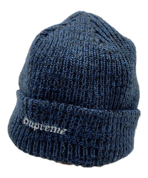 SUPREME（シュプリーム）Supreme (シュプリーム) ニット帽 ネイビーの古着・服飾アイテム