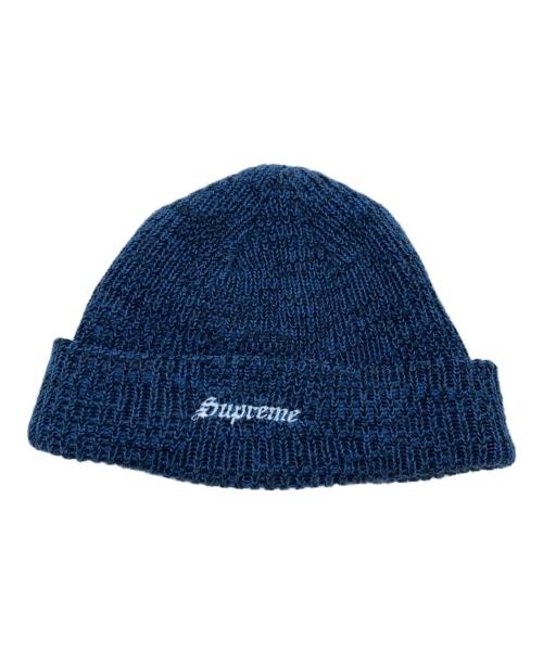 SUPREME（シュプリーム）Supreme (シュプリーム) ニット帽 ネイビーの古着・服飾アイテム