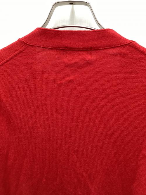 POLO RALPH LAUREN（ポロ・ラルフローレン）POLO RALPH LAUREN (ポロ・ラルフローレン) 薄手カーディガン レッド サイズ:Lの古着・服飾アイテム
