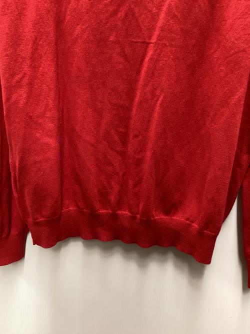 POLO RALPH LAUREN（ポロ・ラルフローレン）POLO RALPH LAUREN (ポロ・ラルフローレン) 薄手カーディガン レッド サイズ:Lの古着・服飾アイテム