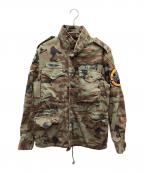 Denim & Supply Ralph Laurenデニム＆サプライ ラルフローレン）の古着「迷彩ミリタリージャケット」｜グリーン