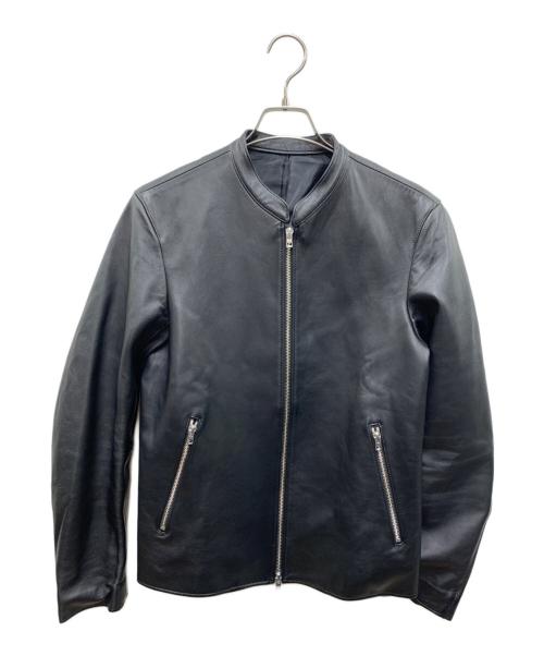 LIDnM（リドム）LIDnM (リドム) ラムレザーシングルライダースジャケット ブラック サイズ:Lの古着・服飾アイテム