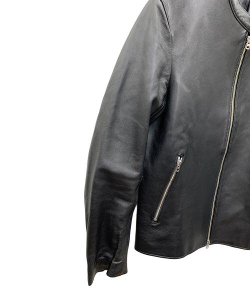 LIDnM（リドム）LIDnM (リドム) ラムレザーシングルライダースジャケット ブラック サイズ:Lの古着・服飾アイテム