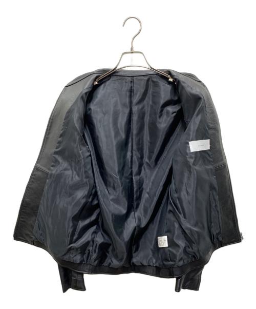 LIDnM（リドム）LIDnM (リドム) ラムレザーシングルライダースジャケット ブラック サイズ:Lの古着・服飾アイテム