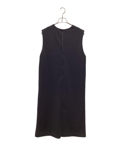 UNFILO（アンフィーロ）UNFILO (アンフィーロ) ノースリーブ・キャミソールワンピース ブラック サイズ:Lの古着・服飾アイテム