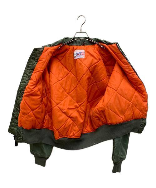 squadron（スクアドロン）squadron (スクアドロン) MA-1ジャケット オリーブ サイズ:Lの古着・服飾アイテム