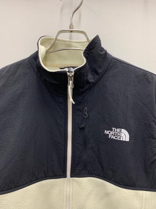 THE NORTH FACE（ザ ノース フェイス）THE NORTH FACE (ザ ノース フェイス) フリースジャケット アイボリー×ブラック サイズ:Mの古着・服飾アイテム