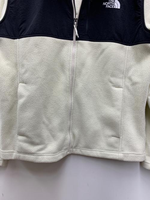 THE NORTH FACE（ザ ノース フェイス）THE NORTH FACE (ザ ノース フェイス) フリースジャケット アイボリー×ブラック サイズ:Mの古着・服飾アイテム