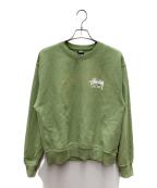 stussyステューシー）の古着「スウェット」｜黄緑