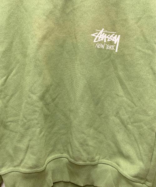 stussy（ステューシー）stussy (ステューシー) スウェット 黄緑 サイズ:Mの古着・服飾アイテム