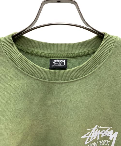 stussy（ステューシー）stussy (ステューシー) スウェット 黄緑 サイズ:Mの古着・服飾アイテム