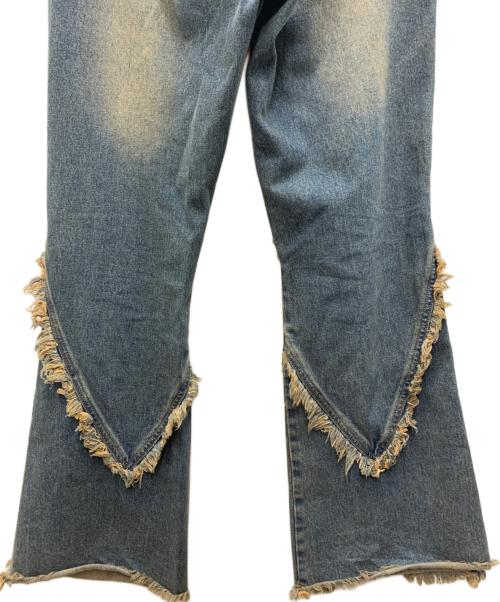 JUN/NAKAYAMA（ジュン ナカヤマ）JUN/NAKAYAMA (ジュン ナカヤマ) フリンジフレアデニム インディゴ サイズ:30の古着・服飾アイテム