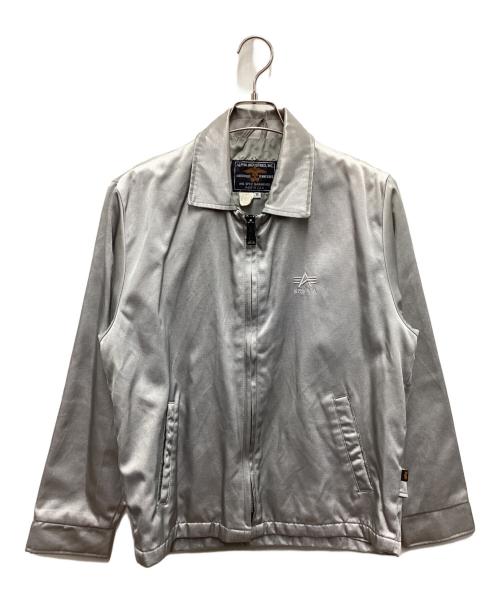 ALPHA（アルファ）ALPHA (アルファ) ドリズラージャケット シルバー サイズ:38の古着・服飾アイテム