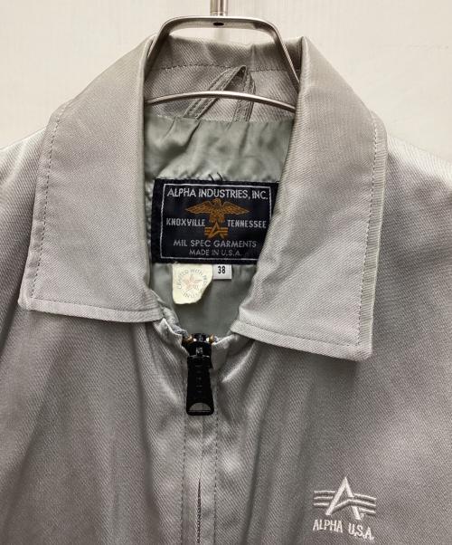 ALPHA（アルファ）ALPHA (アルファ) ドリズラージャケット シルバー サイズ:38の古着・服飾アイテム