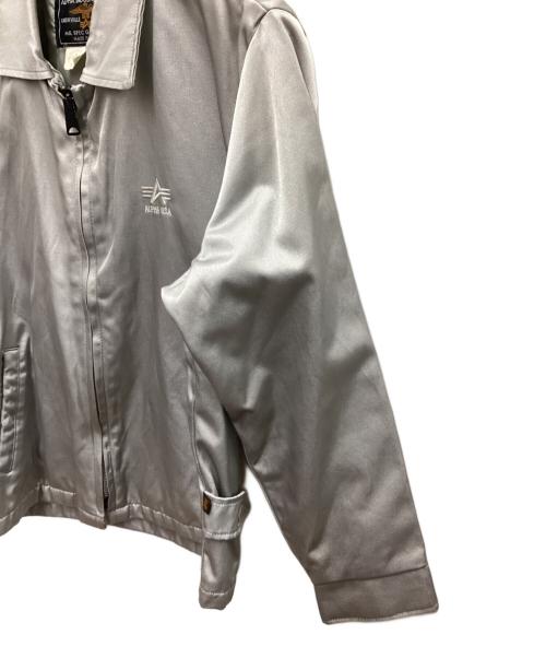 ALPHA（アルファ）ALPHA (アルファ) ドリズラージャケット シルバー サイズ:38の古着・服飾アイテム