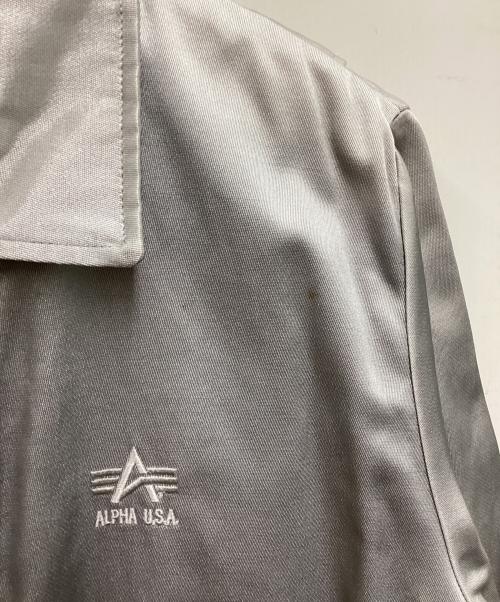 ALPHA（アルファ）ALPHA (アルファ) ドリズラージャケット シルバー サイズ:38の古着・服飾アイテム