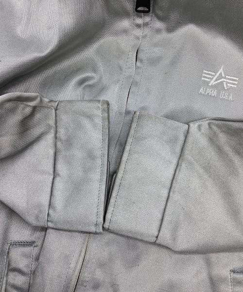 ALPHA（アルファ）ALPHA (アルファ) ドリズラージャケット シルバー サイズ:38の古着・服飾アイテム