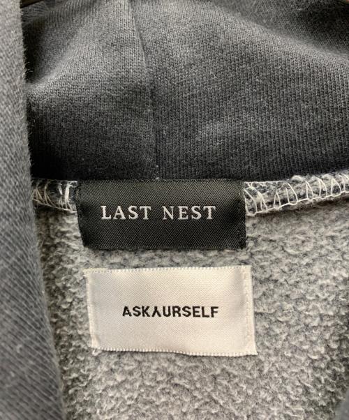 LAST NEST（ラストネスト）LAST NEST (ラストネスト) askyurself (アスクユアセルフ) パーカー ブラック サイズ:Lの古着・服飾アイテム