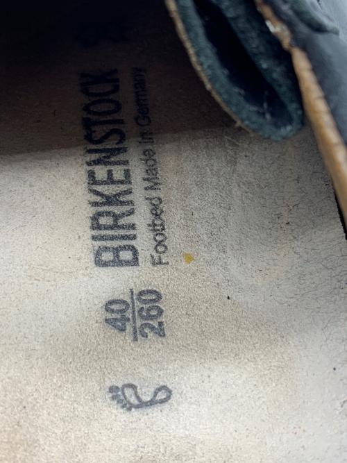 BIRKENSTOCK（ビルケンシュトック）BIRKENSTOCK (ビルケンシュトック) レザーシューズ ブラック サイズ:25の古着・服飾アイテム
