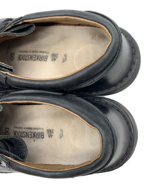 BIRKENSTOCK（ビルケンシュトック）BIRKENSTOCK (ビルケンシュトック) レザーシューズ ブラック サイズ:25の古着・服飾アイテム