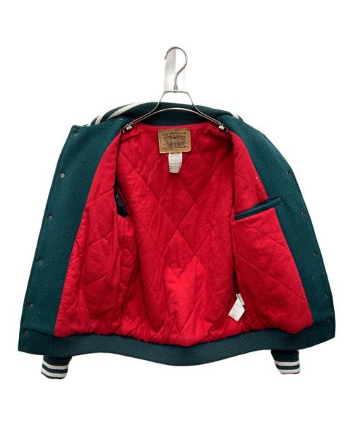 LEVI'S（リーバイス）LEVI'S (リーバイス) スタジャン グリーン×ホワイト サイズ:Sの古着・服飾アイテム