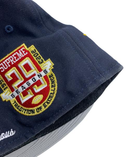 SUPREME（シュプリーム）SUPREME (シュプリーム) New Era (ニューエラ) キャップ ネイビーの古着・服飾アイテム