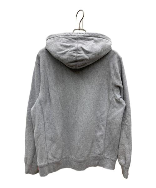 SUPREME（シュプリーム）Supreme (シュプリーム) S logo Quilted Hooded Sweatshirt グレー サイズ:Lの古着・服飾アイテム