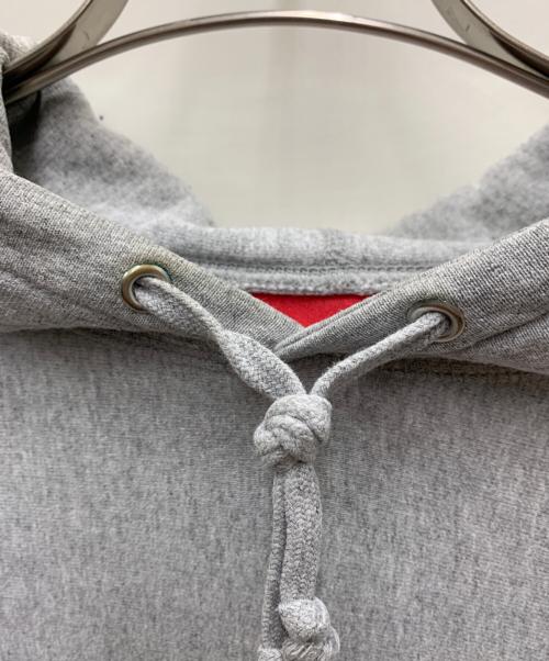 SUPREME（シュプリーム）Supreme (シュプリーム) S logo Quilted Hooded Sweatshirt グレー サイズ:Lの古着・服飾アイテム