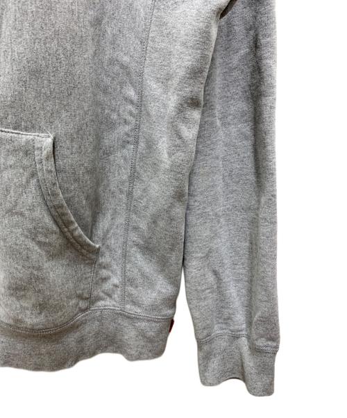 SUPREME（シュプリーム）Supreme (シュプリーム) S logo Quilted Hooded Sweatshirt グレー サイズ:Lの古着・服飾アイテム