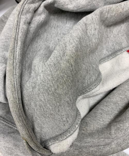 SUPREME（シュプリーム）Supreme (シュプリーム) S logo Quilted Hooded Sweatshirt グレー サイズ:Lの古着・服飾アイテム