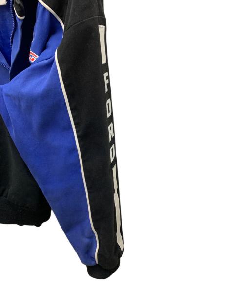 RACING CHAMPION（レーシングチャンピオン）RACING CHAMPION (レーシングチャンピオン) レーシングジャケット ブルー×ブラック サイズ:Lの古着・服飾アイテム
