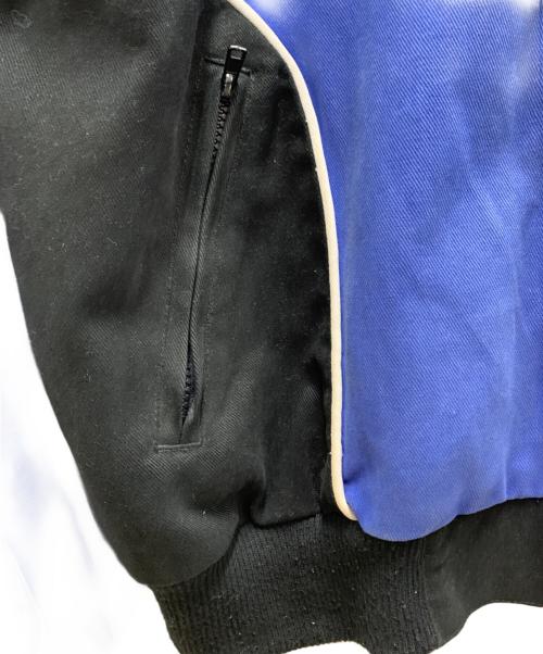 RACING CHAMPION（レーシングチャンピオン）RACING CHAMPION (レーシングチャンピオン) レーシングジャケット ブルー×ブラック サイズ:Lの古着・服飾アイテム