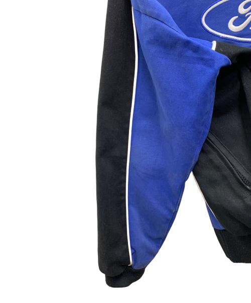 RACING CHAMPION（レーシングチャンピオン）RACING CHAMPION (レーシングチャンピオン) レーシングジャケット ブルー×ブラック サイズ:Lの古着・服飾アイテム