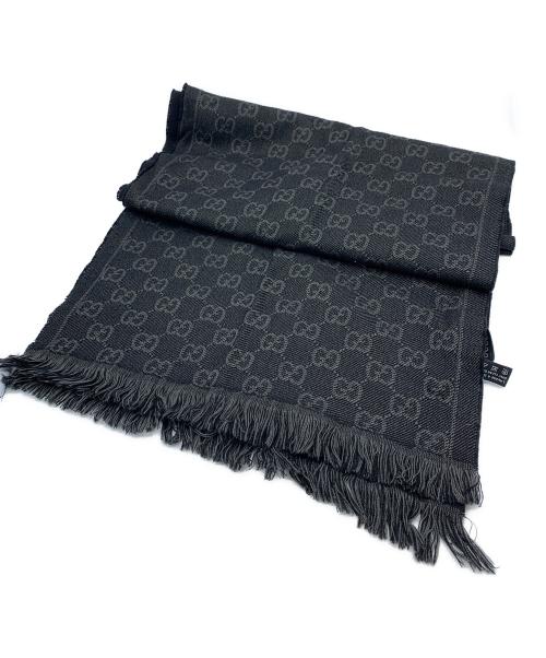 GUCCI（グッチ）GUCCI (グッチ) GGストール ブラックの古着・服飾アイテム
