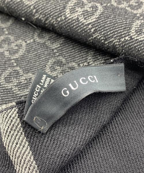 GUCCI（グッチ）GUCCI (グッチ) GGストール ブラックの古着・服飾アイテム