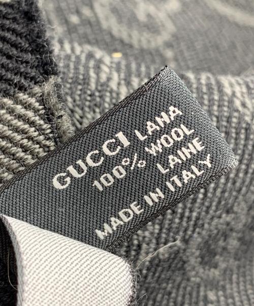 GUCCI（グッチ）GUCCI (グッチ) GGストール ブラックの古着・服飾アイテム