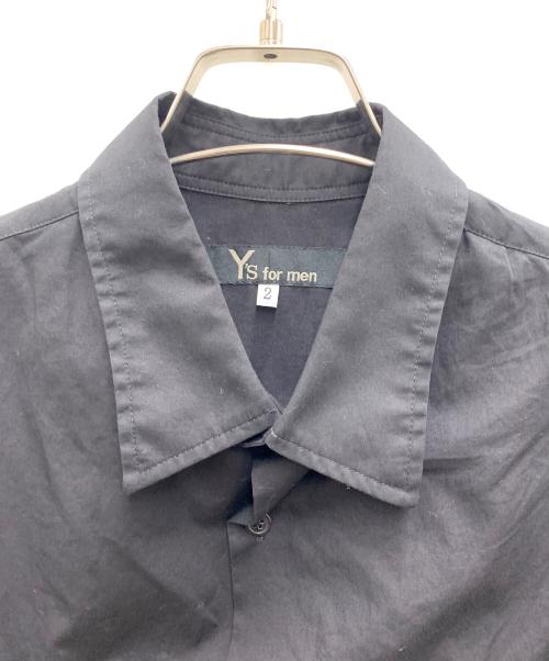 Y's for men（ワイズフォーメン）Y's for men (ワイズフォーメン) 半袖シャツ ブラック サイズ:2の古着・服飾アイテム