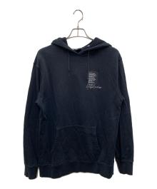 Yohji Yamamoto pour homme×New Era（ヨウジヤマモト プールオム×ニューエラ）の古着「プルオーバーパーカー」｜ブラック