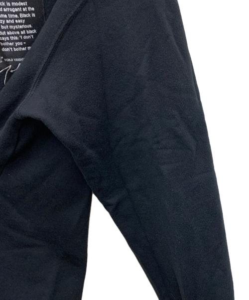 Yohji Yamamoto pour homme（ヨウジヤマモト プールオム）Yohji Yamamoto pour homme (ヨウジヤマモト プールオム) New Era (ニューエラ) プルオーバーパーカー ブラック サイズ:XLの古着・服飾アイテム